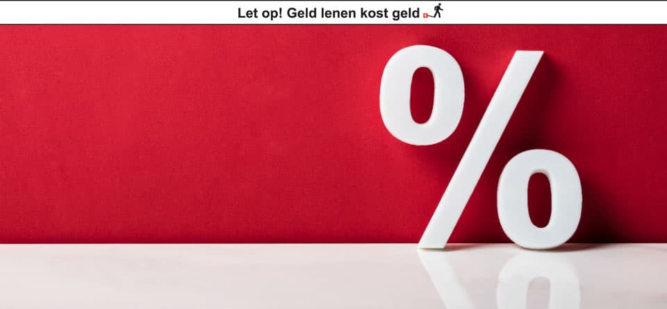 geld lenen kost geld